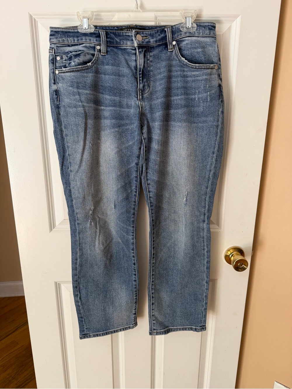 Liverpool Mid Wash Straight Jeans